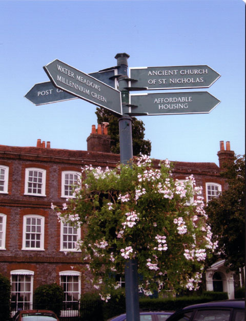 Wickham Square Signpost